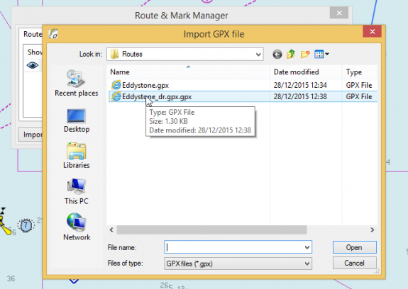 import dr gpx route manager