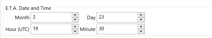 Date time selection