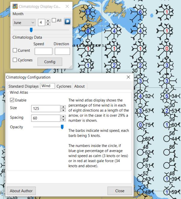 climatology wind rose settings 125 60