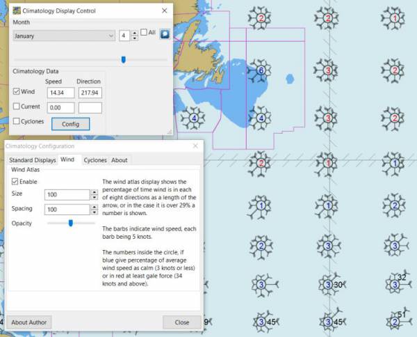 climatology wind setting 100 100